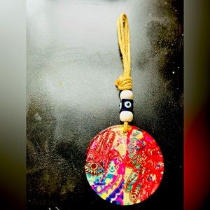 ORIGINAL  NEW! 8 inch hand made glass  Art.